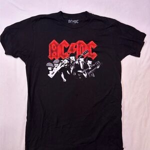 AC/DC Black Graphic T-Shirt
